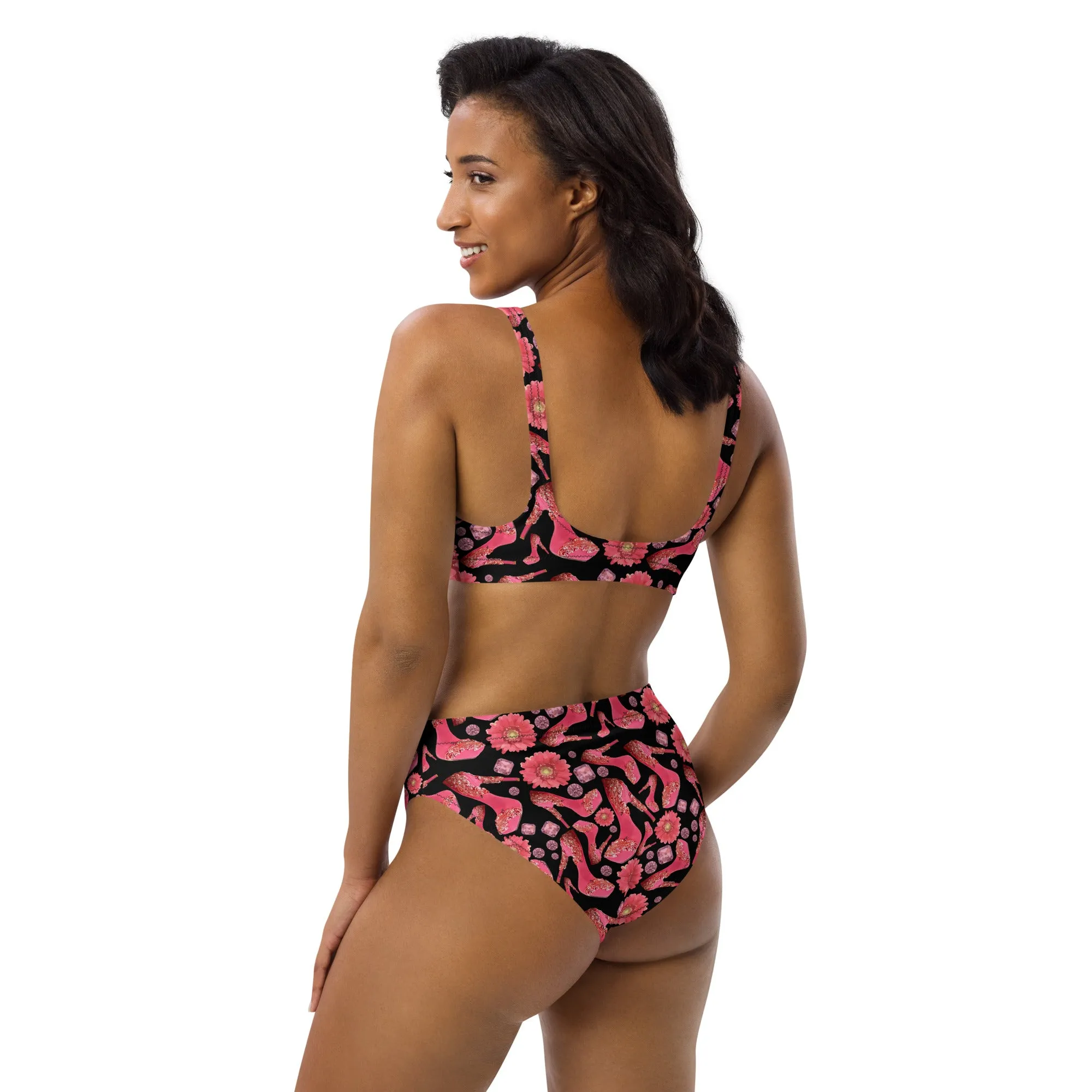 Recycled high-waisted bikini 'Influencer Glam'