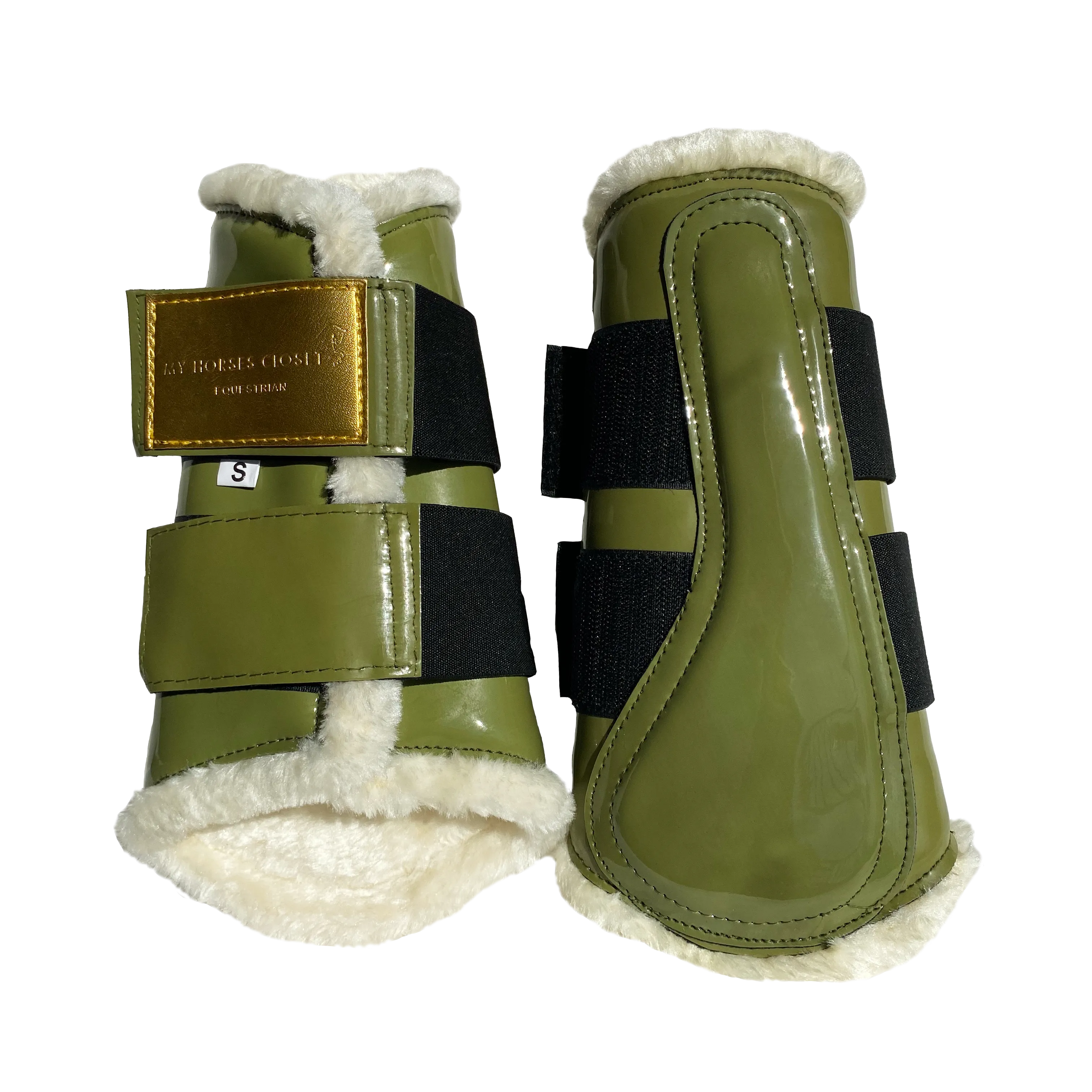 Retiring -  Amboise Brushing Dressage Boots Olive Green