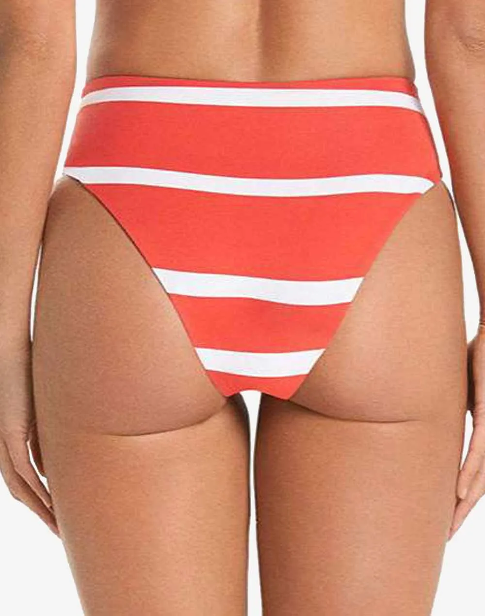 Sail Stripe Epica High Leg High Waist Bikini Bottom