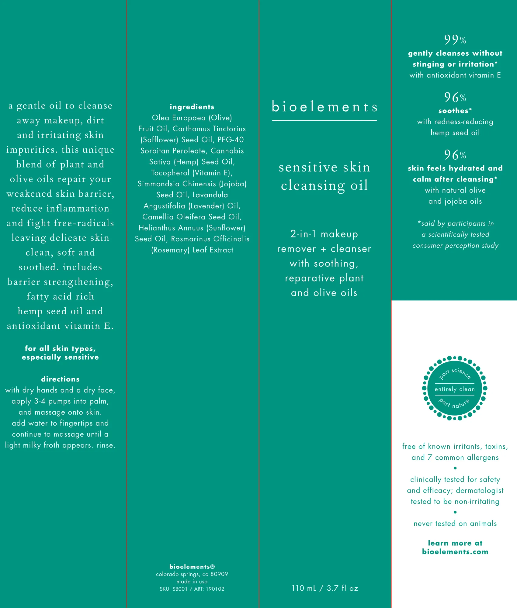 Sensitive Skin Cleansing Oil