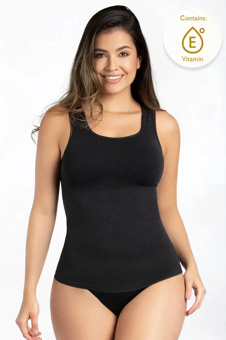 Shaping Cami with abdominal control and high back