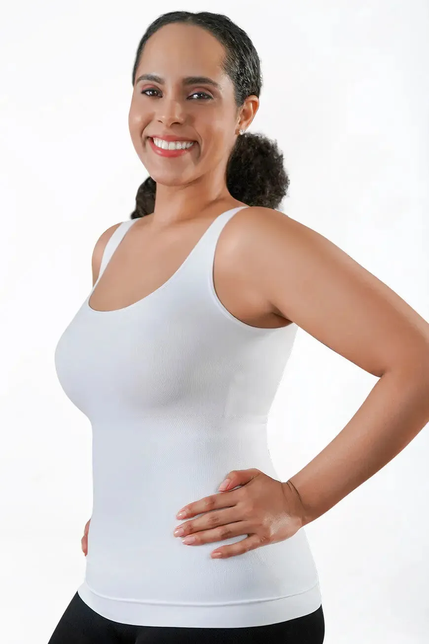 Shaping Cami with abdominal control and high back