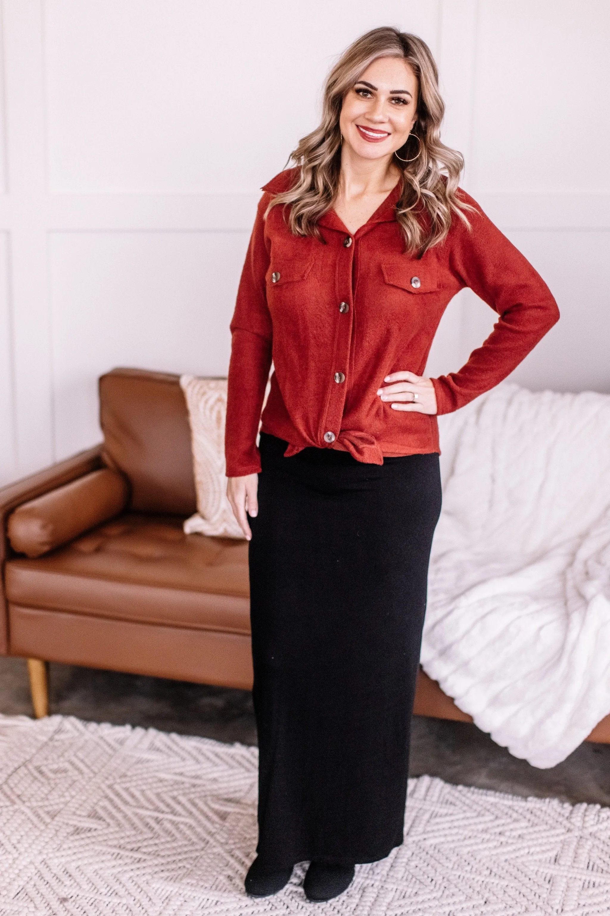 She's Got It All Button Up  Shirket Top