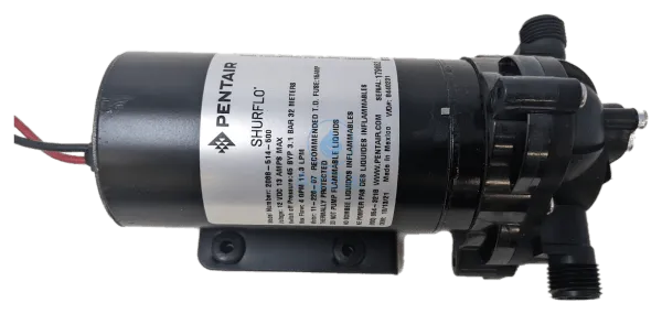 Shurflo 2088-514-500 (4.0gpm, 45psi bypass, santoprene valves and diaphragm)