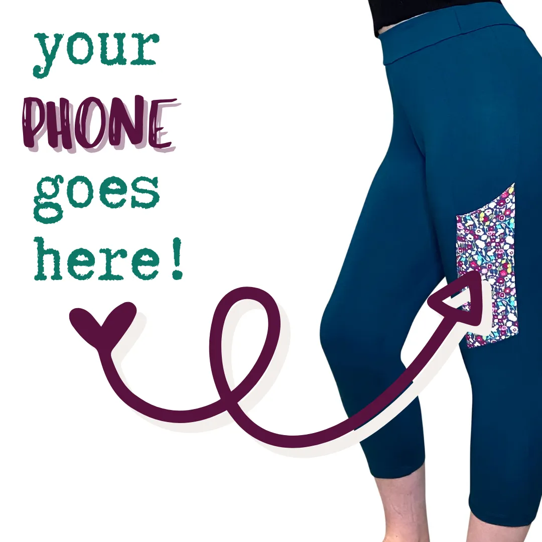Side Panel Pocket Leggings {5 color choices}
