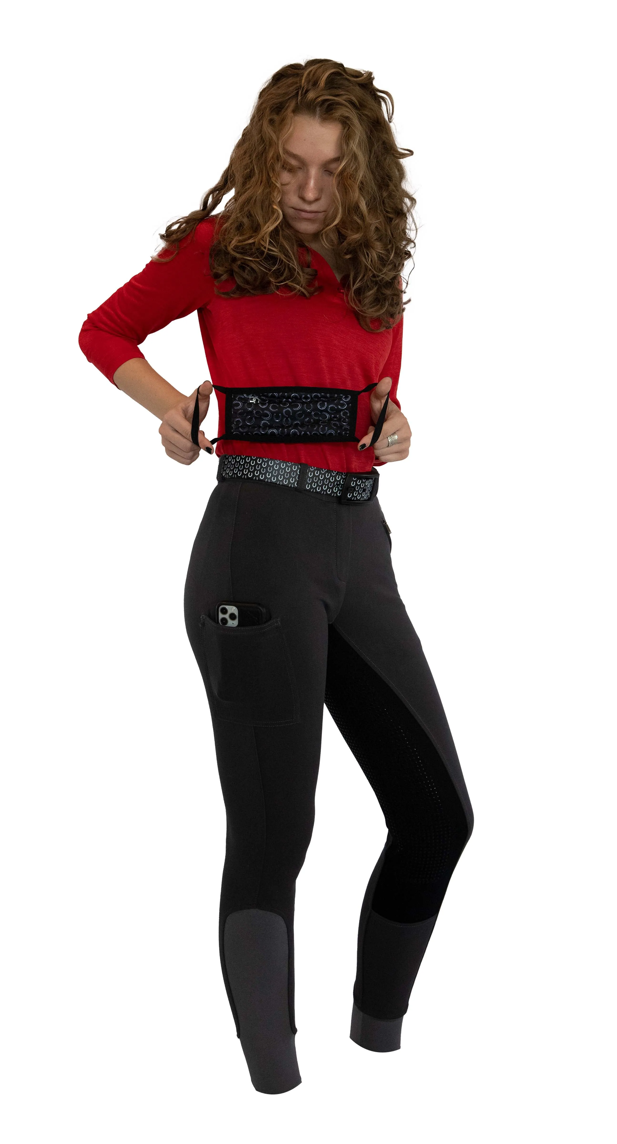 Signature Mid-Waist Breech | Gray   Black | Side Pocket