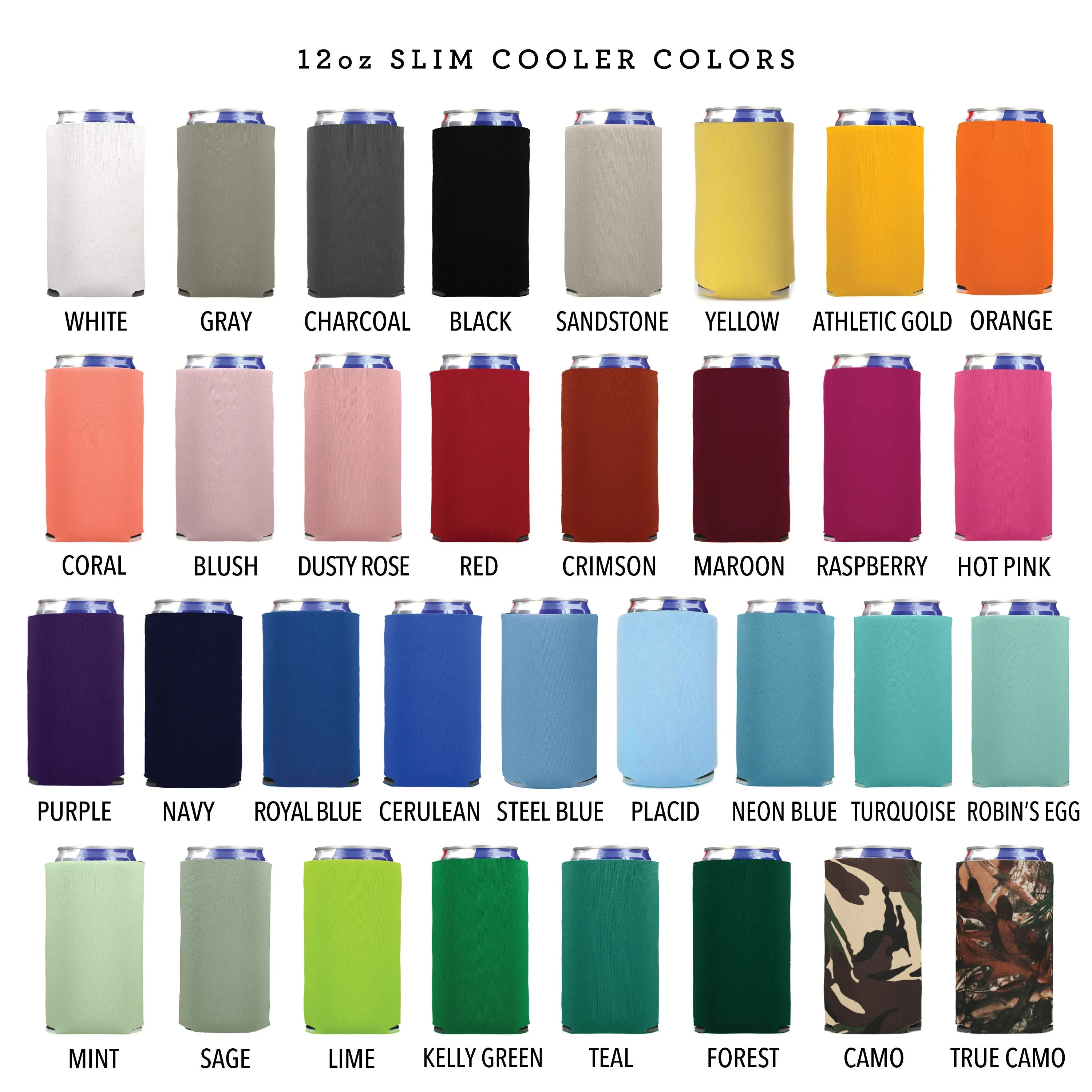 Slim 12oz Wedding Can Cooler #9S - All You Need Is Love