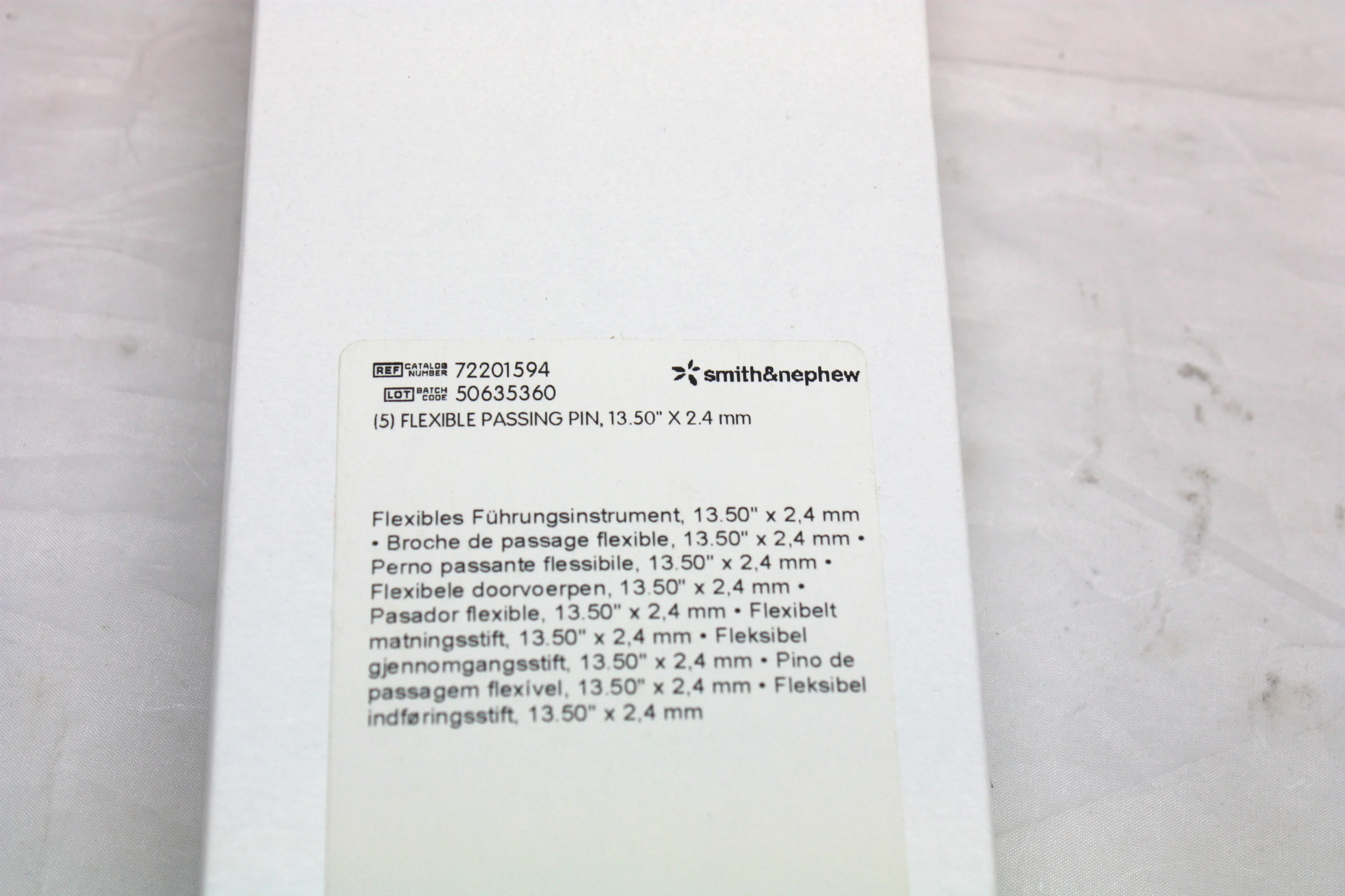 Smith & Nephew Flexible Passing Pin 13.50" X 2.4mm