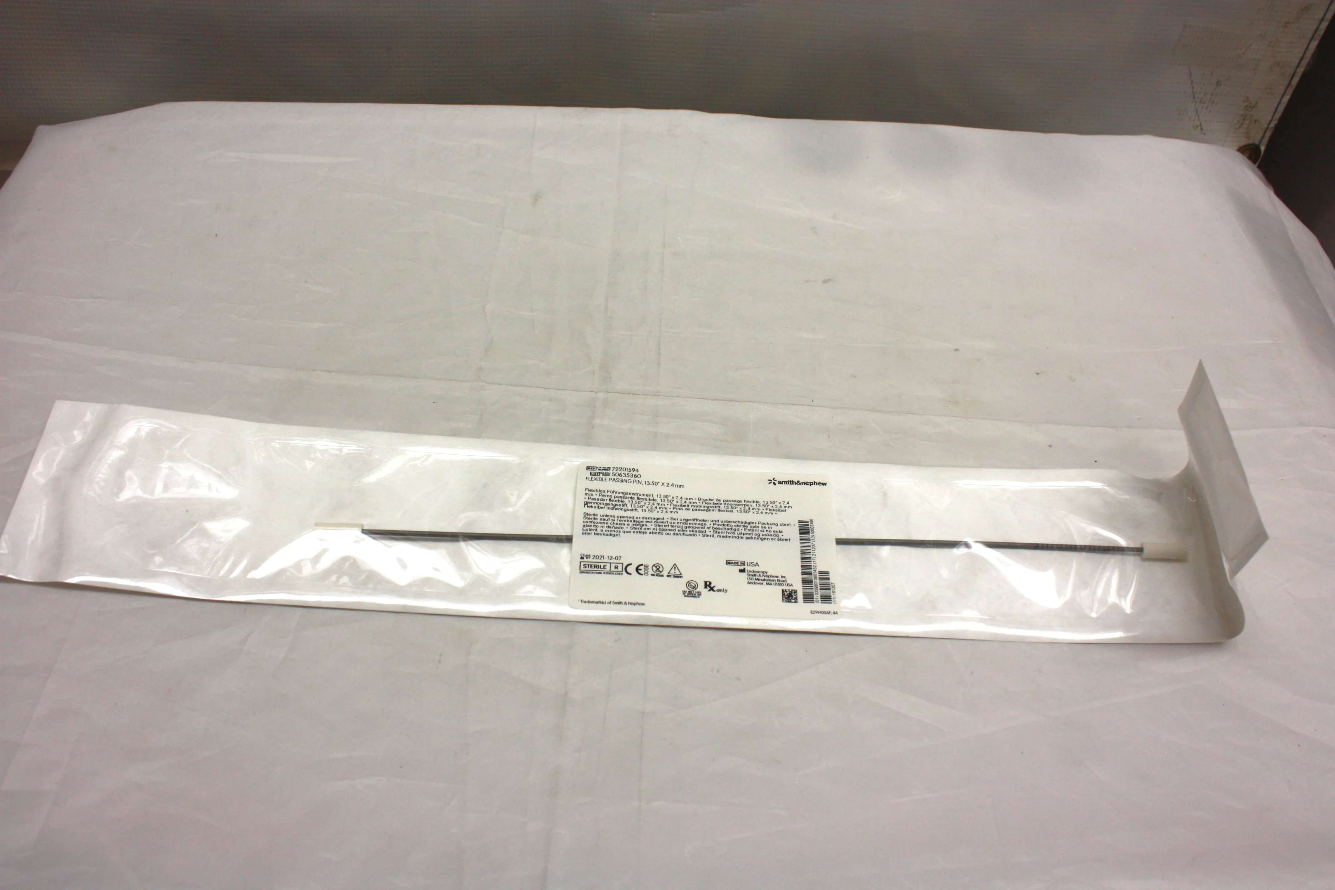 Smith & Nephew Flexible Passing Pin 13.50" X 2.4mm