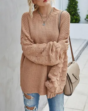 Sunday Love Sweater - Brick Red
