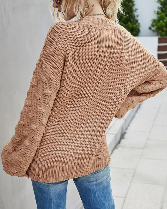 Sunday Love Sweater - Brick Red