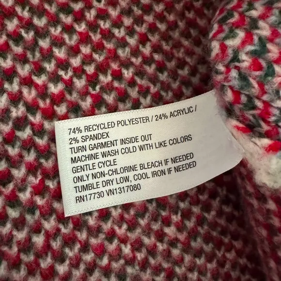 Target Holiday Crewneck Sweater A New Day Cream Blue Red Apres Ski Size XXL NWT