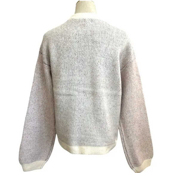 Target Holiday Crewneck Sweater A New Day Cream Blue Red Apres Ski Size XXL NWT