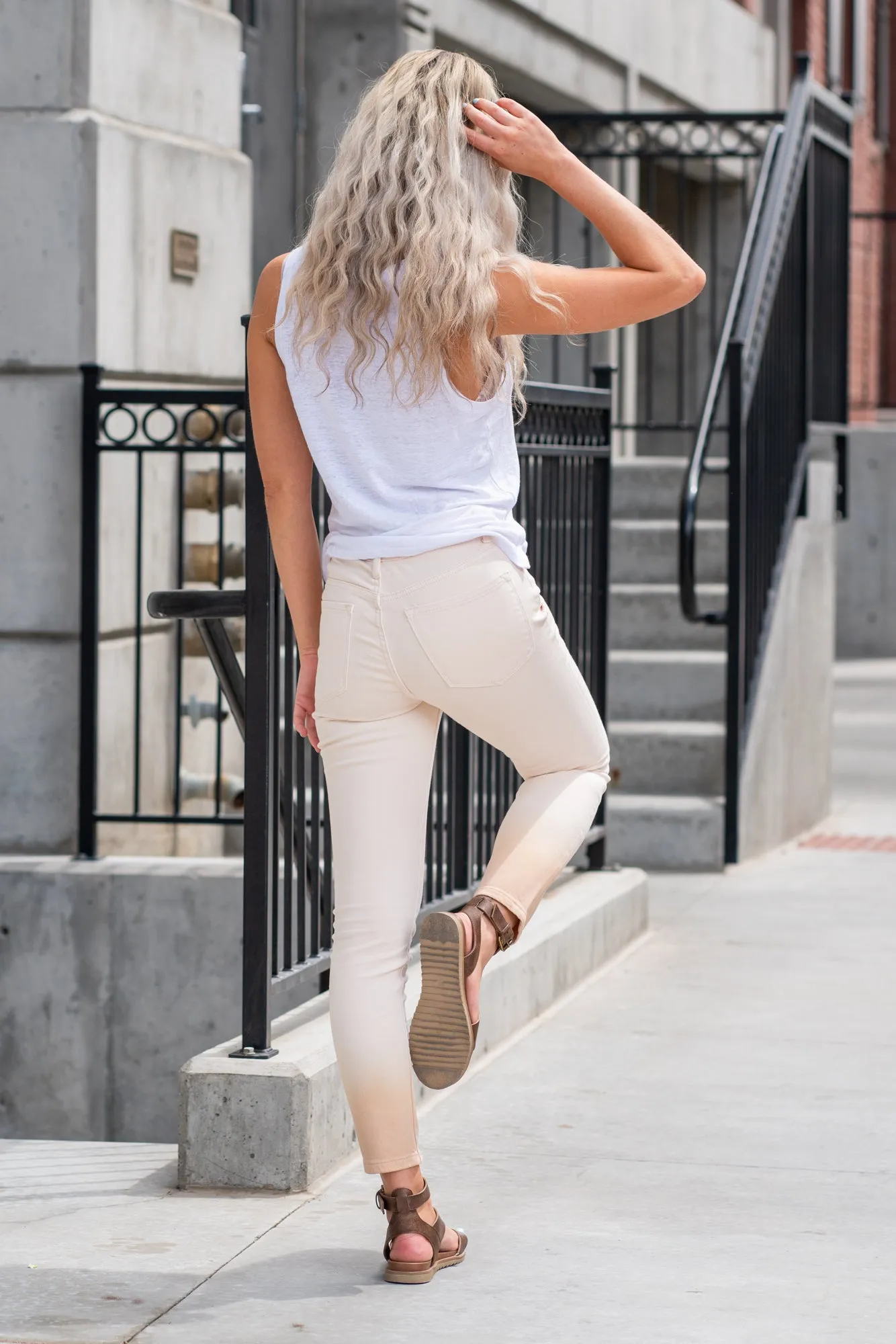 Thinkable High Rise Ombre Skinny