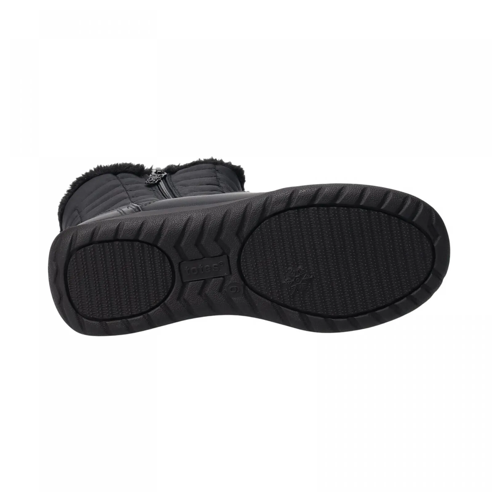 Totes Jara Womens Waterproof Snow Boots JARABLACK Black 10M