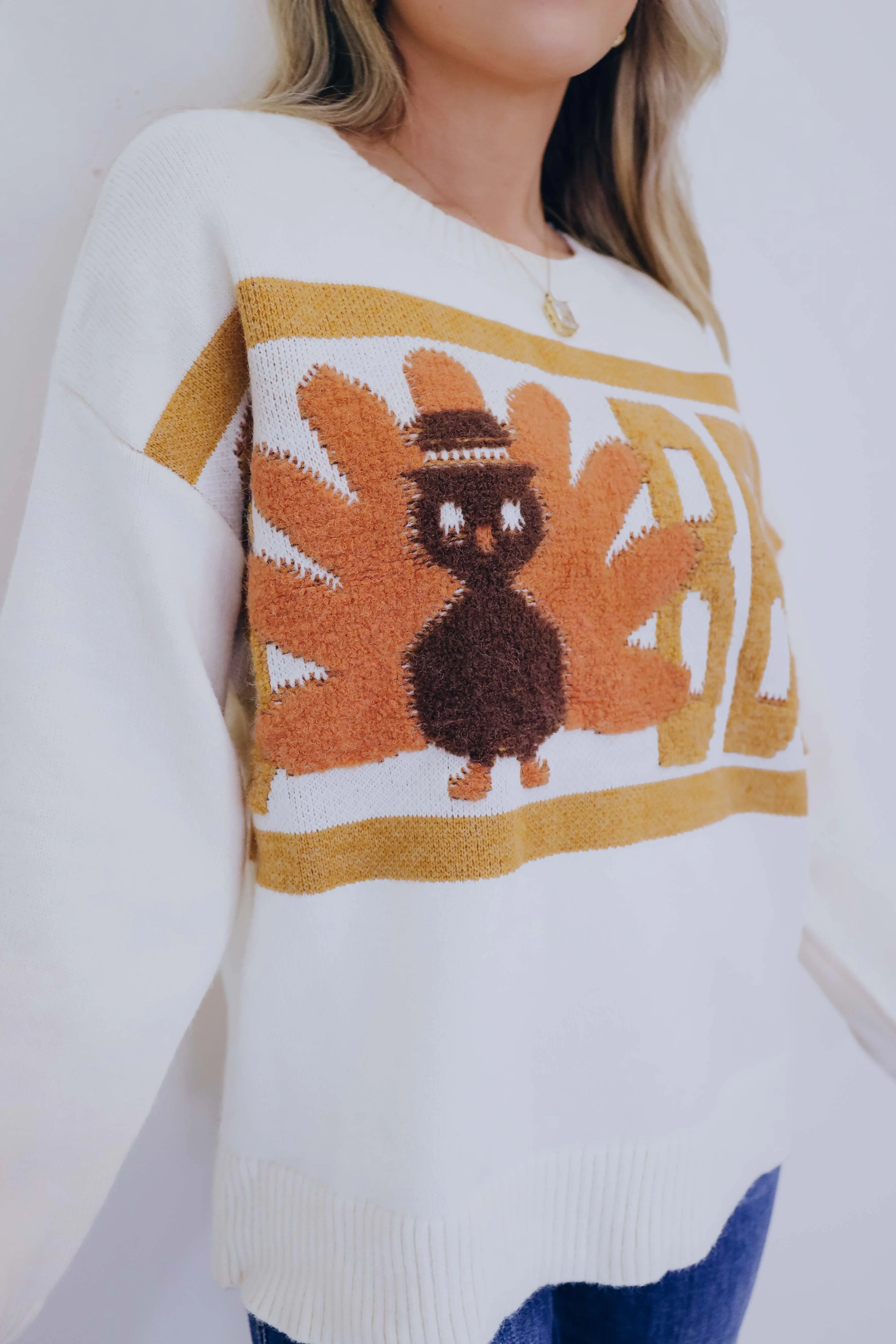 Turkey Gobble Thanksgiving Sweater