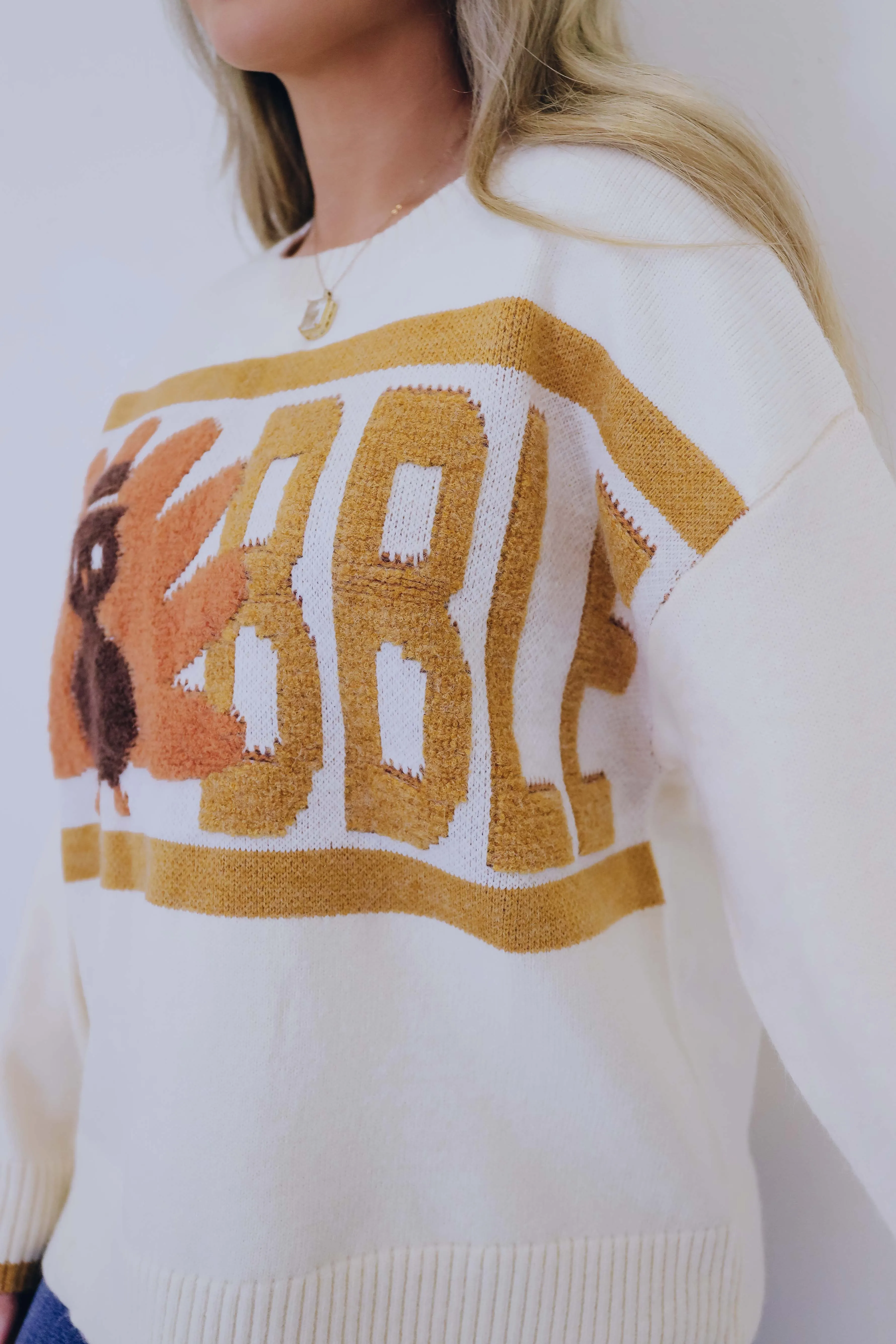 Turkey Gobble Thanksgiving Sweater