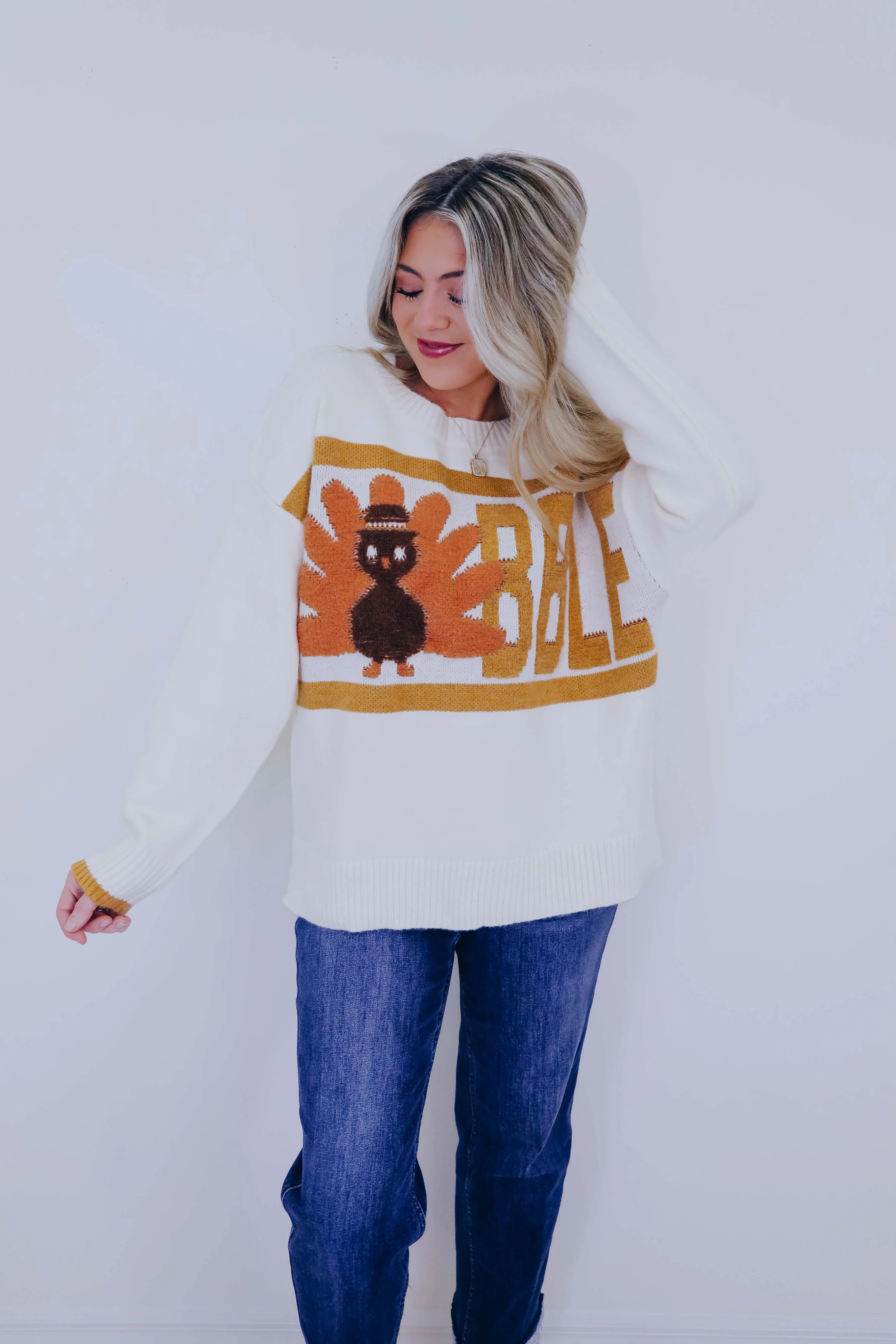 Turkey Gobble Thanksgiving Sweater