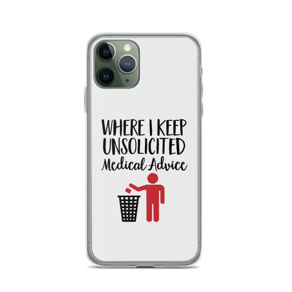 Unsolicited Medical Advice (iPhone Case) Standing Version