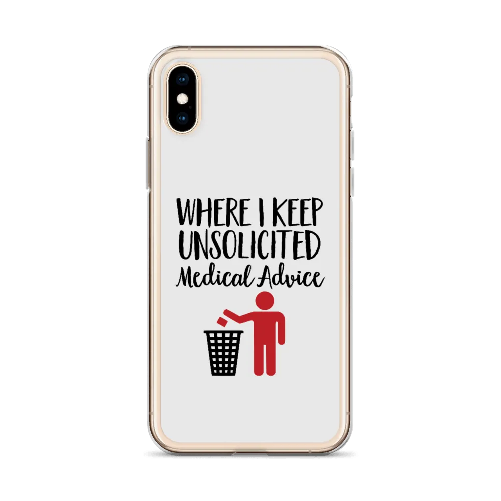 Unsolicited Medical Advice (iPhone Case) Standing Version