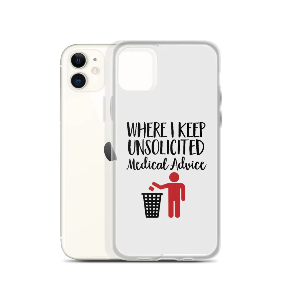 Unsolicited Medical Advice (iPhone Case) Standing Version