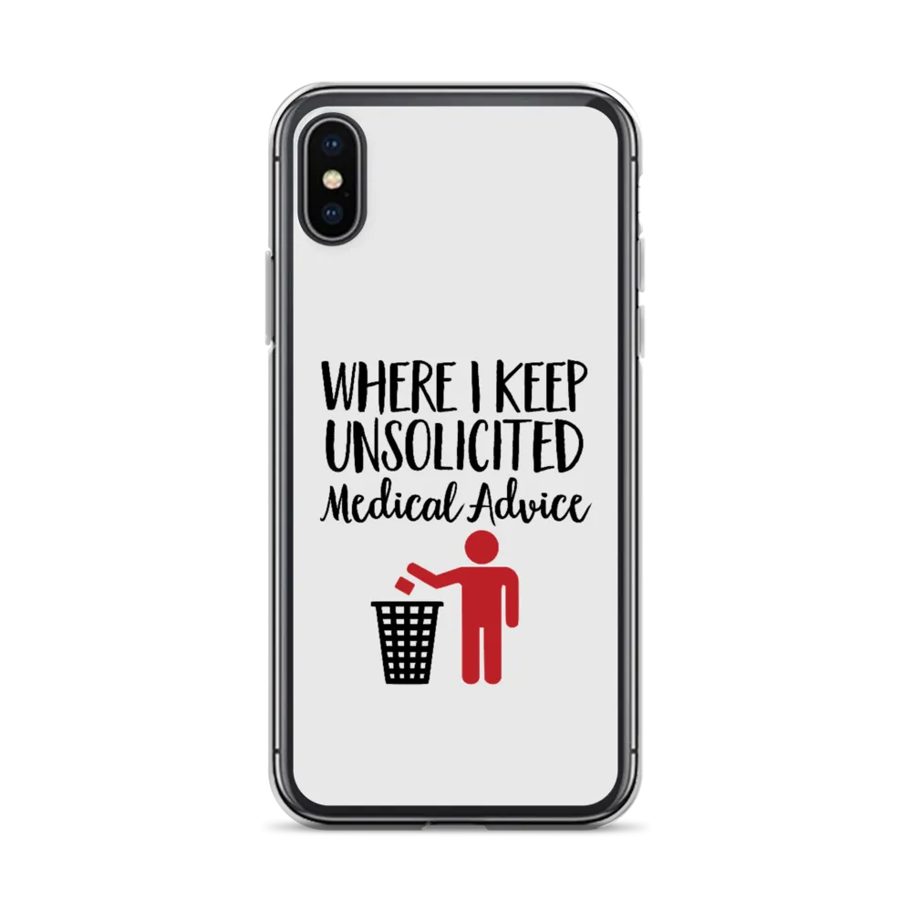 Unsolicited Medical Advice (iPhone Case) Standing Version