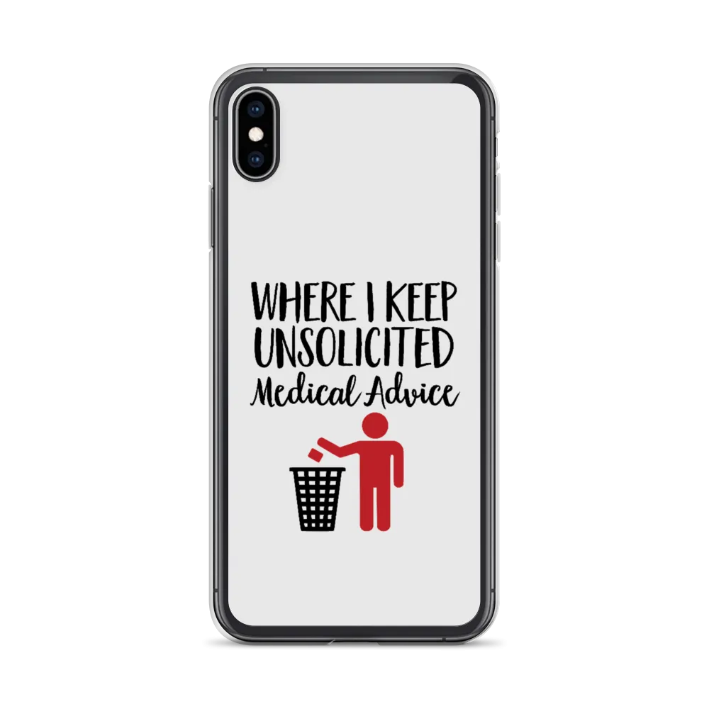 Unsolicited Medical Advice (iPhone Case) Standing Version