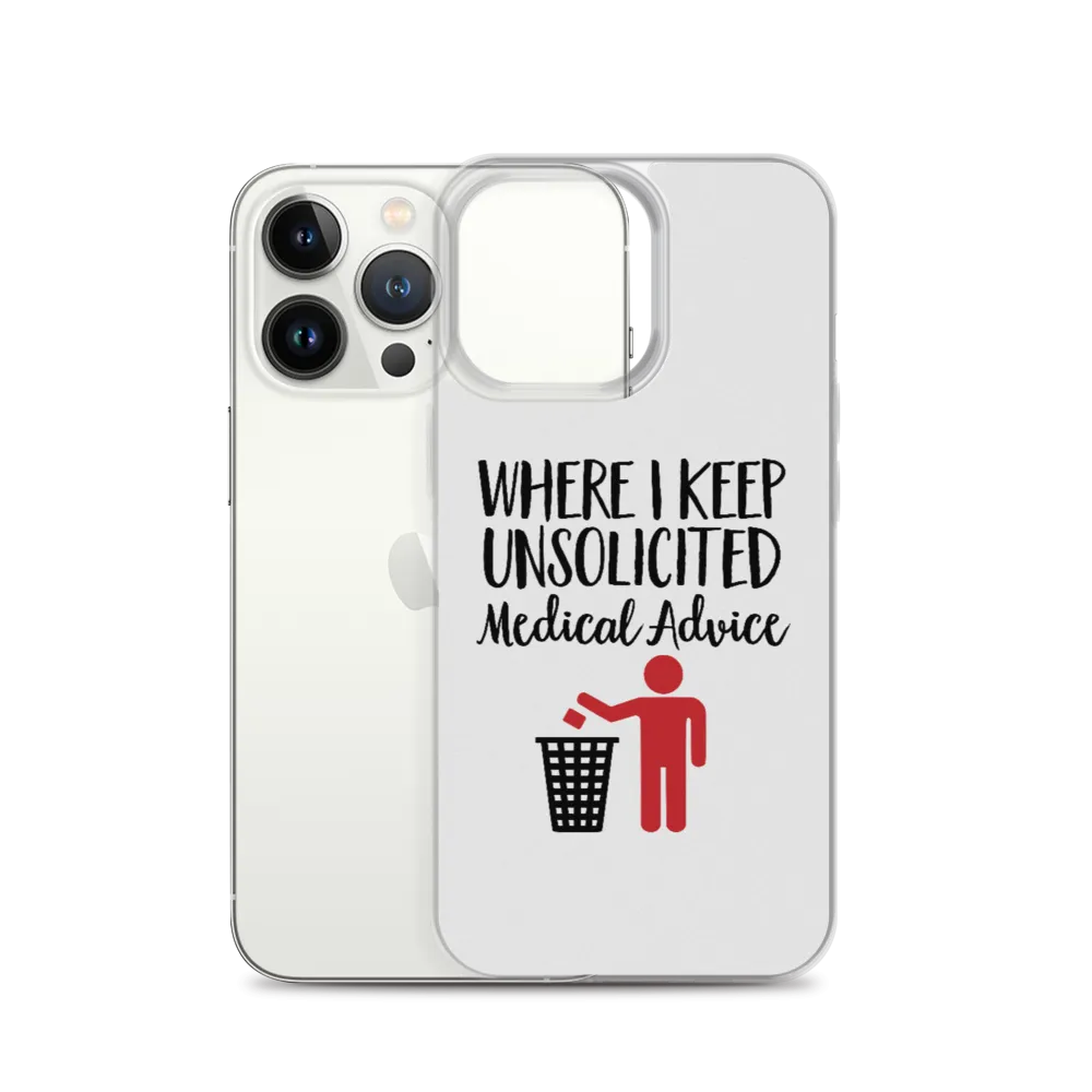 Unsolicited Medical Advice (iPhone Case) Standing Version