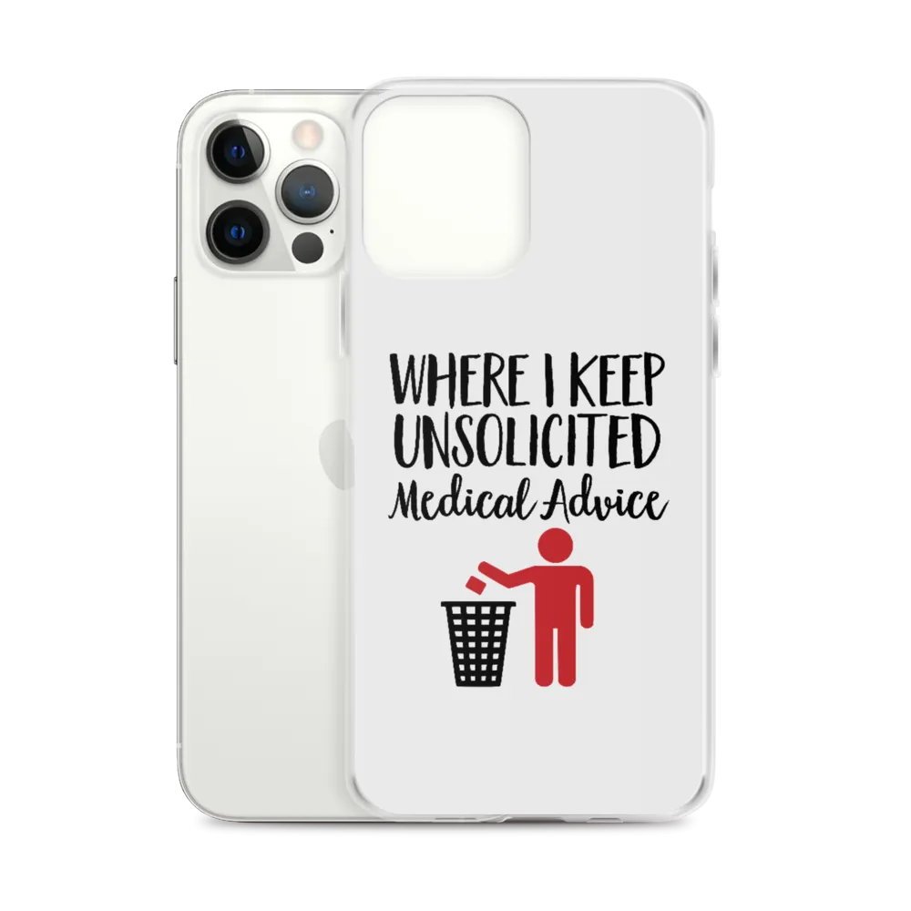 Unsolicited Medical Advice (iPhone Case) Standing Version