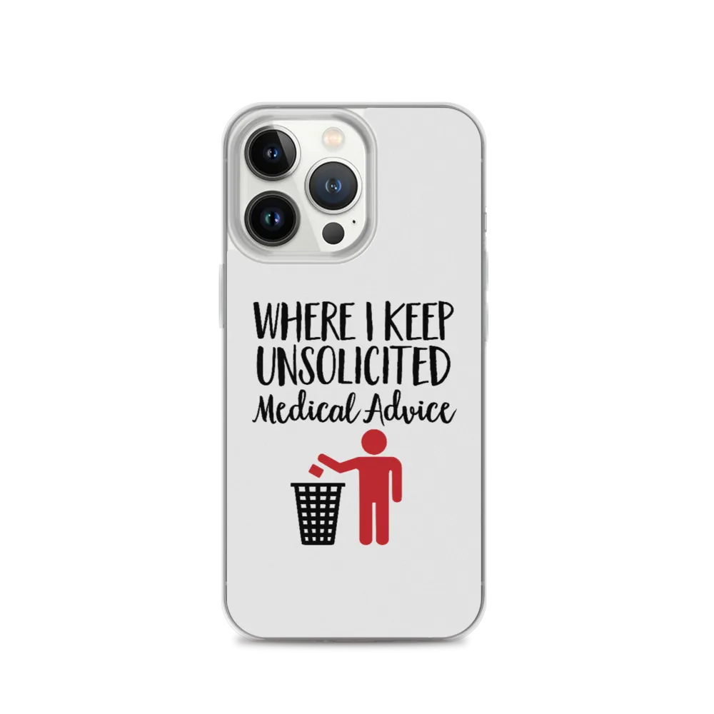 Unsolicited Medical Advice (iPhone Case) Standing Version