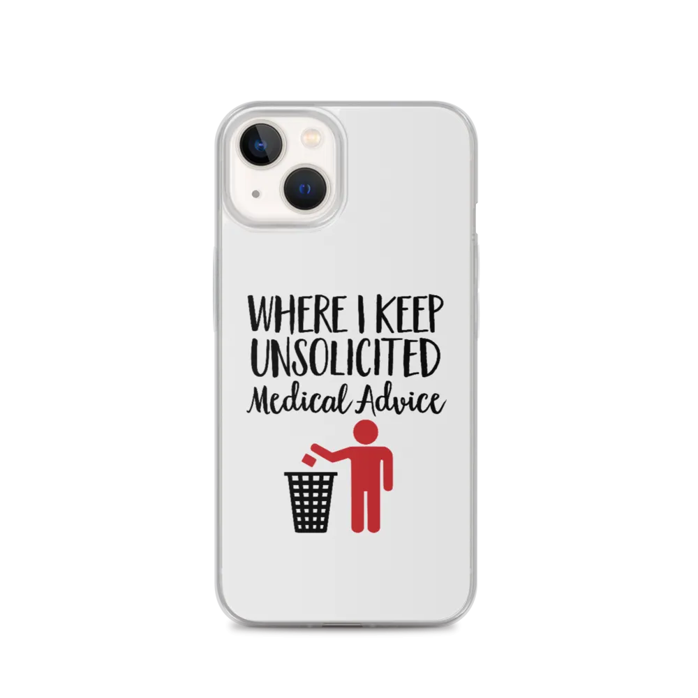 Unsolicited Medical Advice (iPhone Case) Standing Version