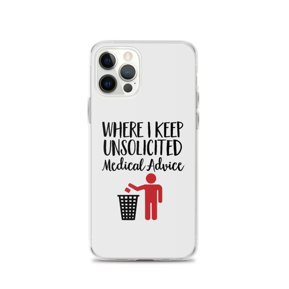 Unsolicited Medical Advice (iPhone Case) Standing Version