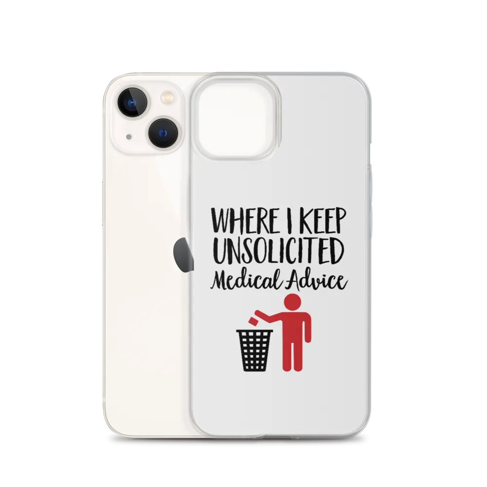 Unsolicited Medical Advice (iPhone Case) Standing Version