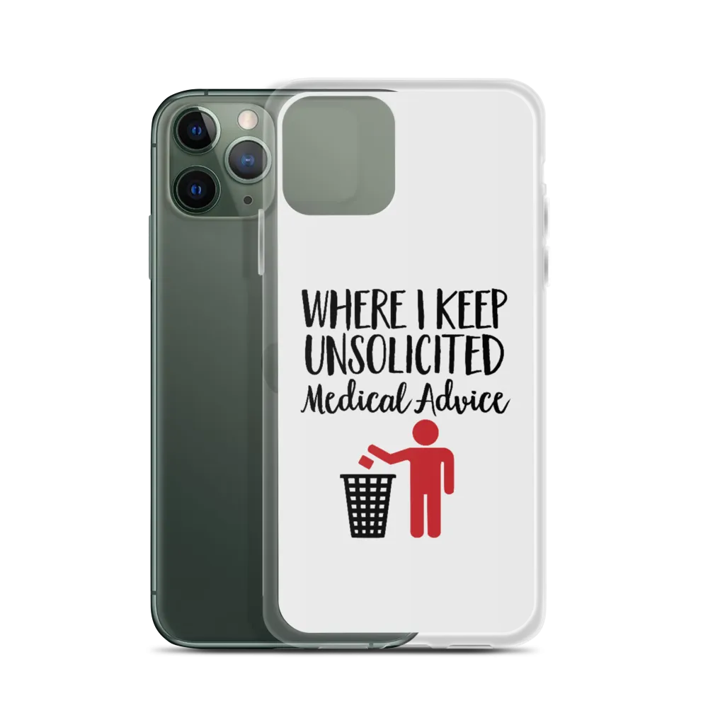 Unsolicited Medical Advice (iPhone Case) Standing Version