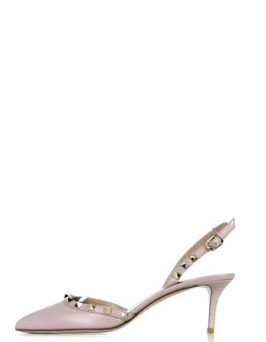Valentino Nude Rockstud Slingback Pumps sz 39.5