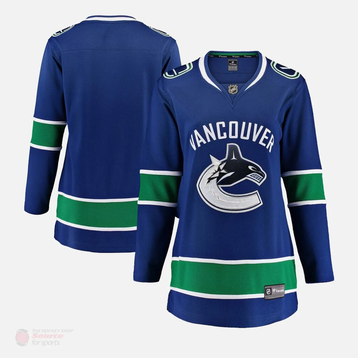 Vancouver Canucks Home Fanatics Breakaway Womens Jersey (2018)