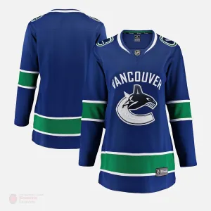 Vancouver Canucks Home Fanatics Breakaway Womens Jersey (2018)
