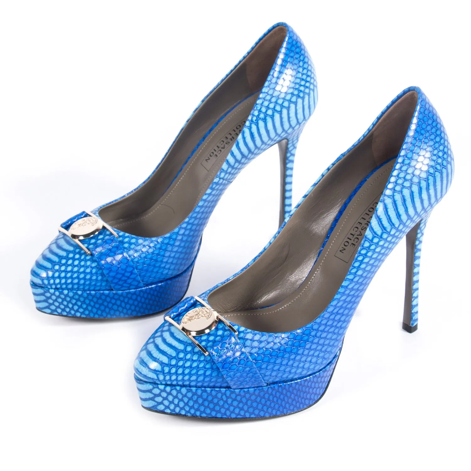 Versace Python Decollete Platform