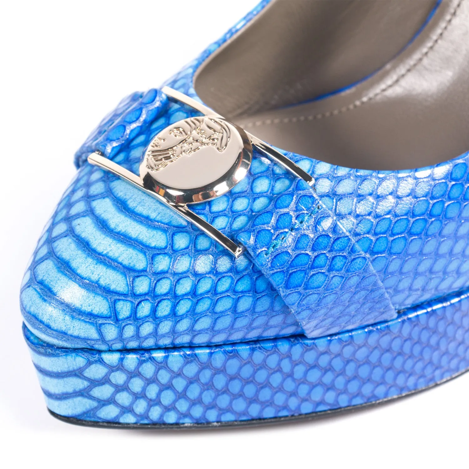 Versace Python Decollete Platform