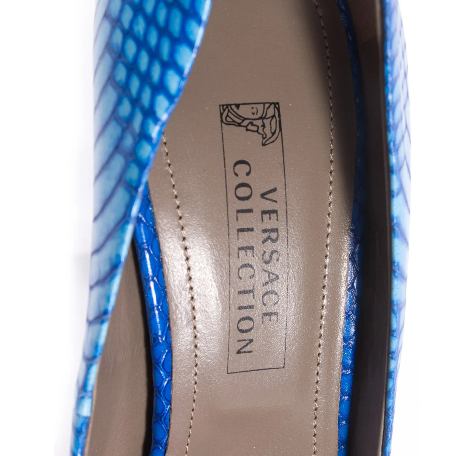 Versace Python Decollete Platform