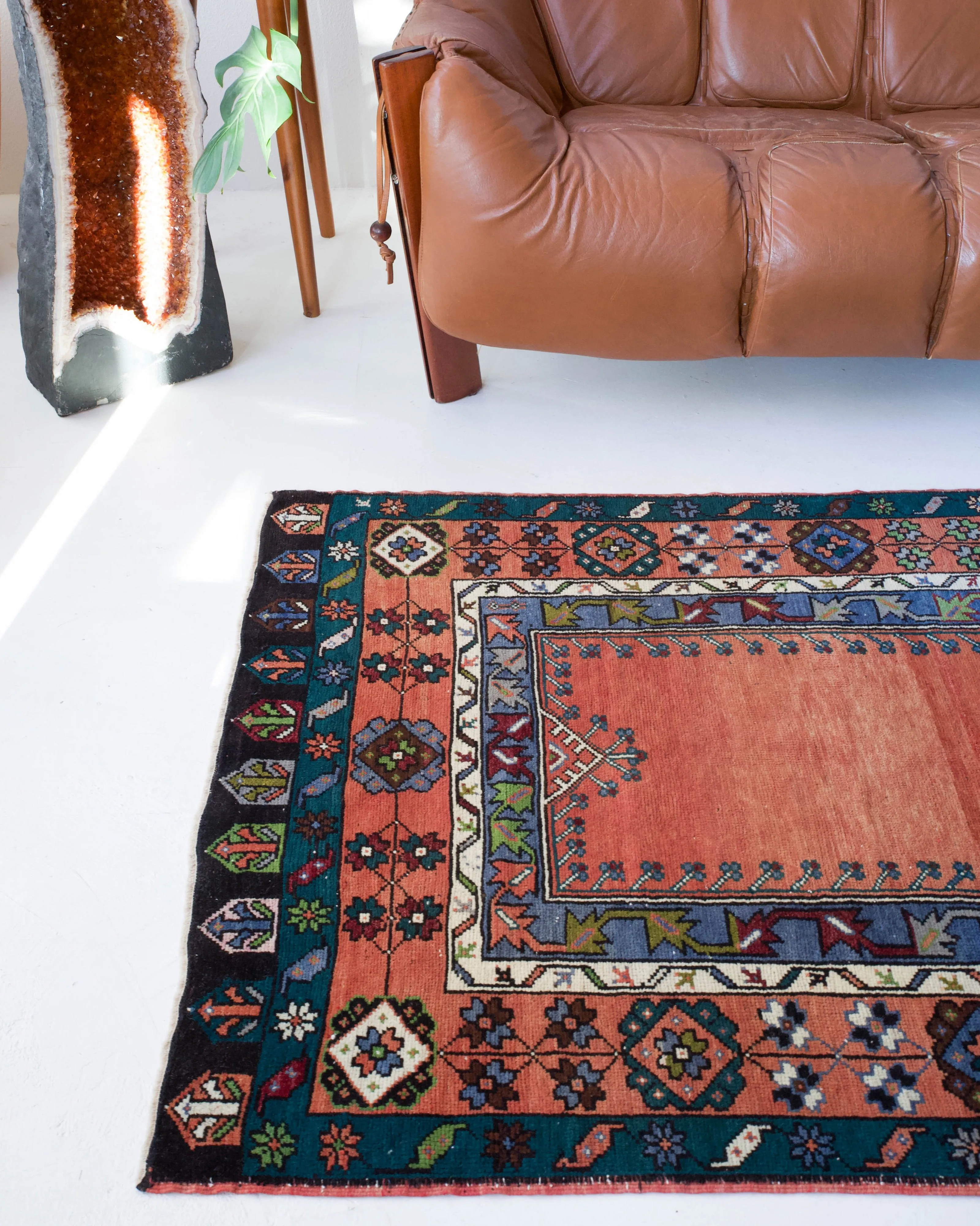 Vintage central Anatolian Rug 3'8"x6'8"