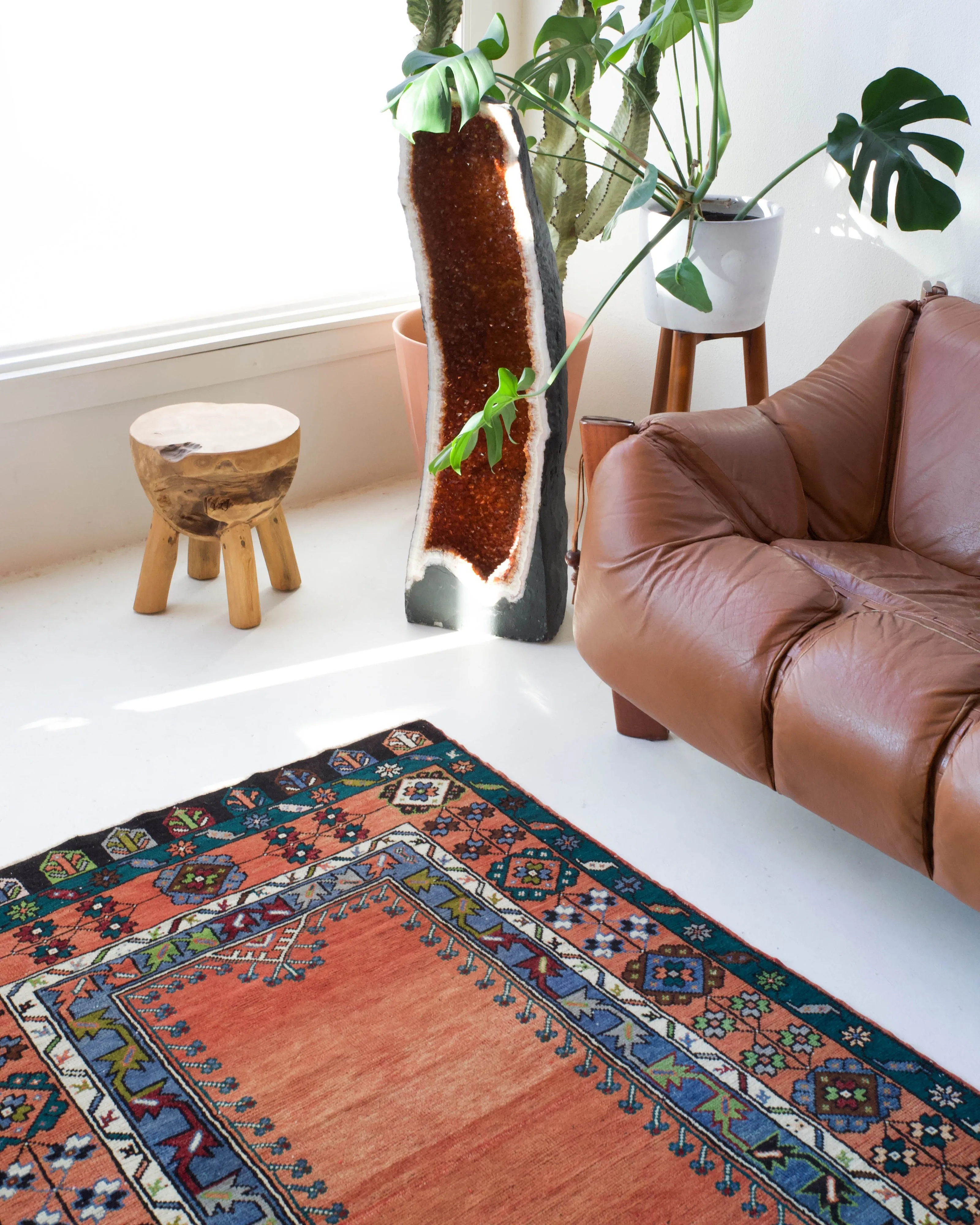 Vintage central Anatolian Rug 3'8"x6'8"
