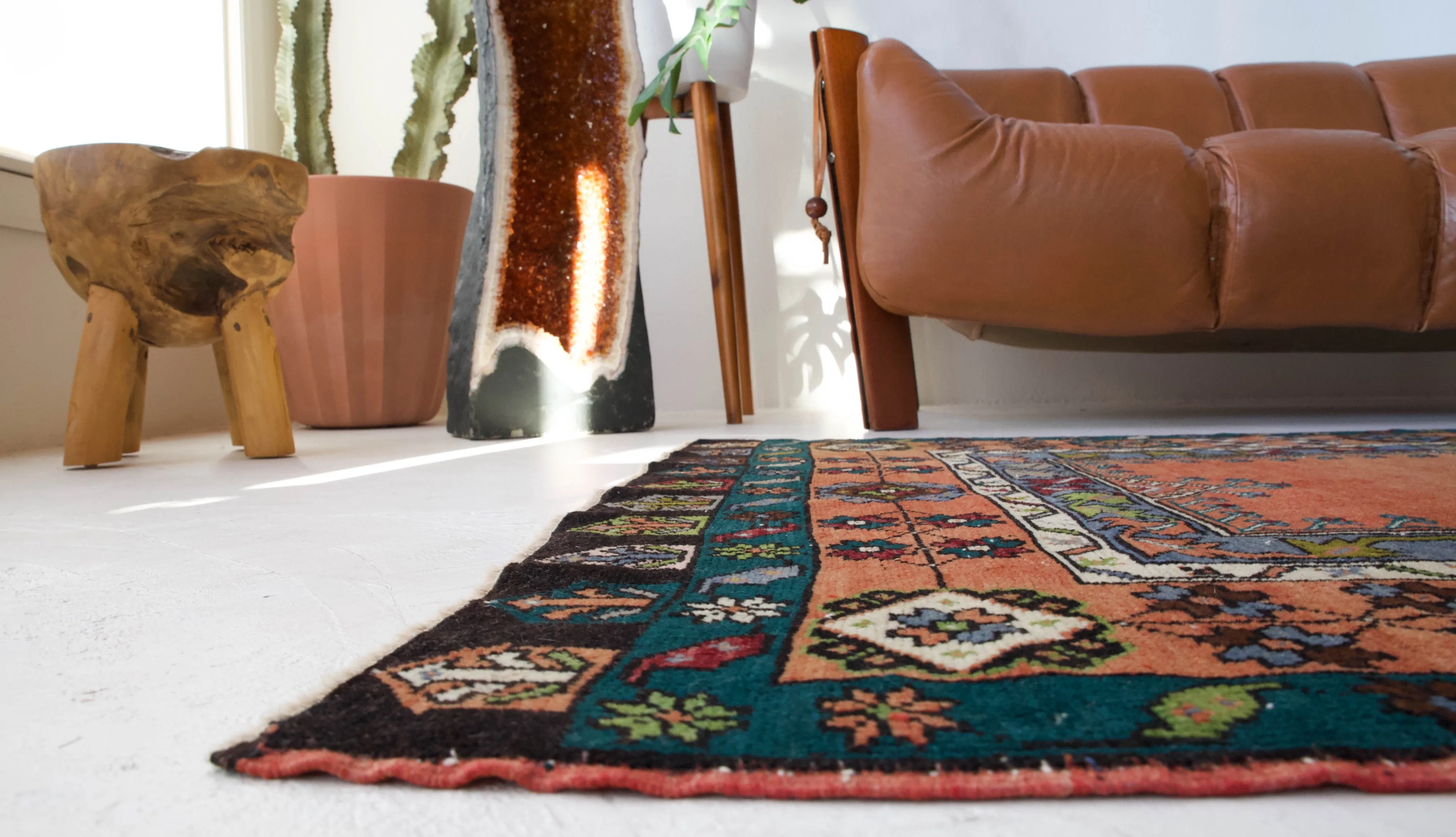 Vintage central Anatolian Rug 3'8"x6'8"