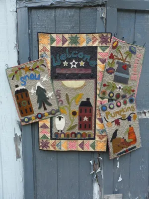 Warm & Wooly - Wool Applique Quilt Pattern