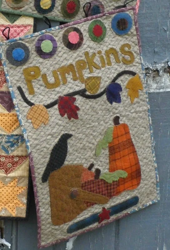 Warm & Wooly - Wool Applique Quilt Pattern