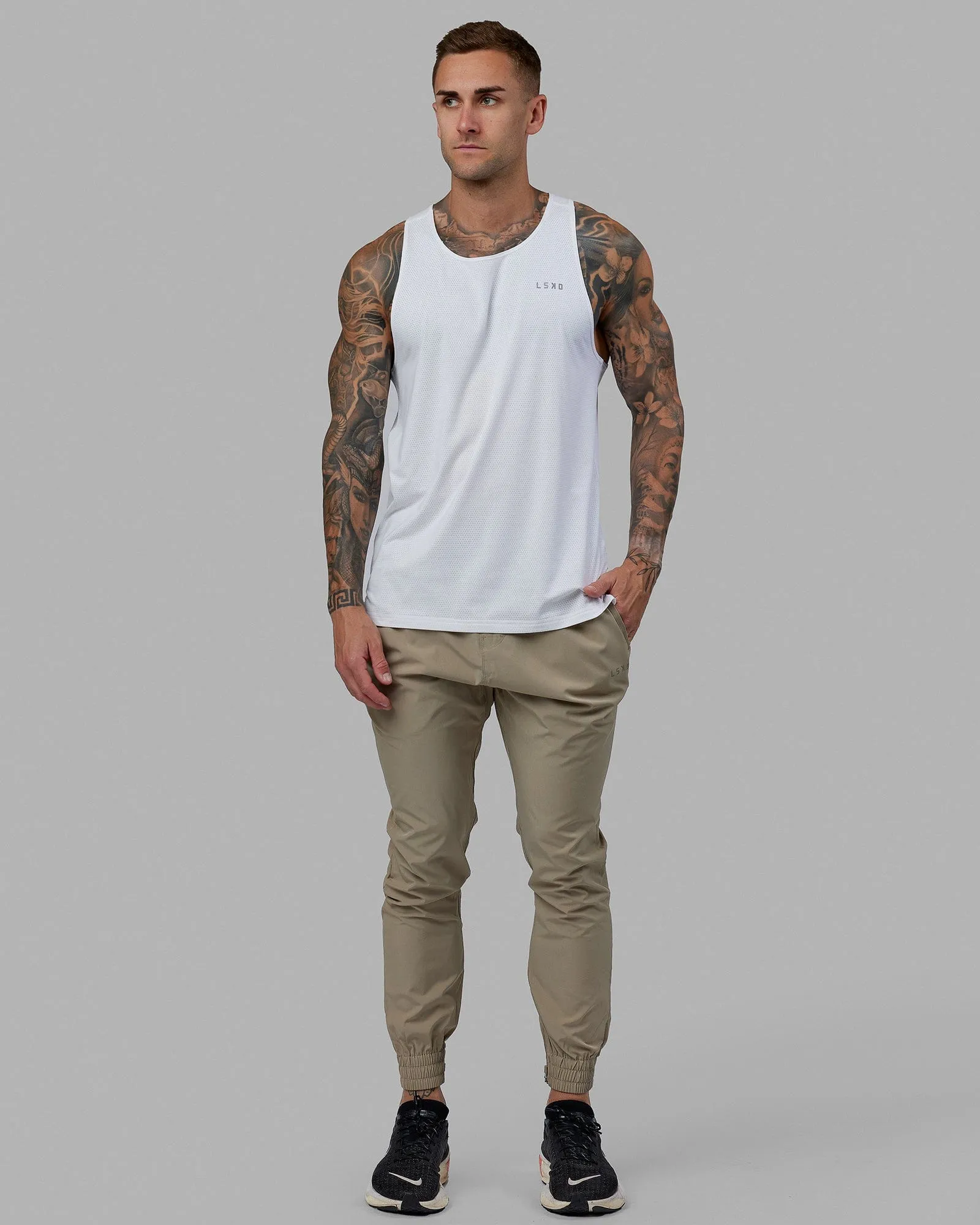 Warm Up Zip Cuff Performance Joggers - Laurel Oak
