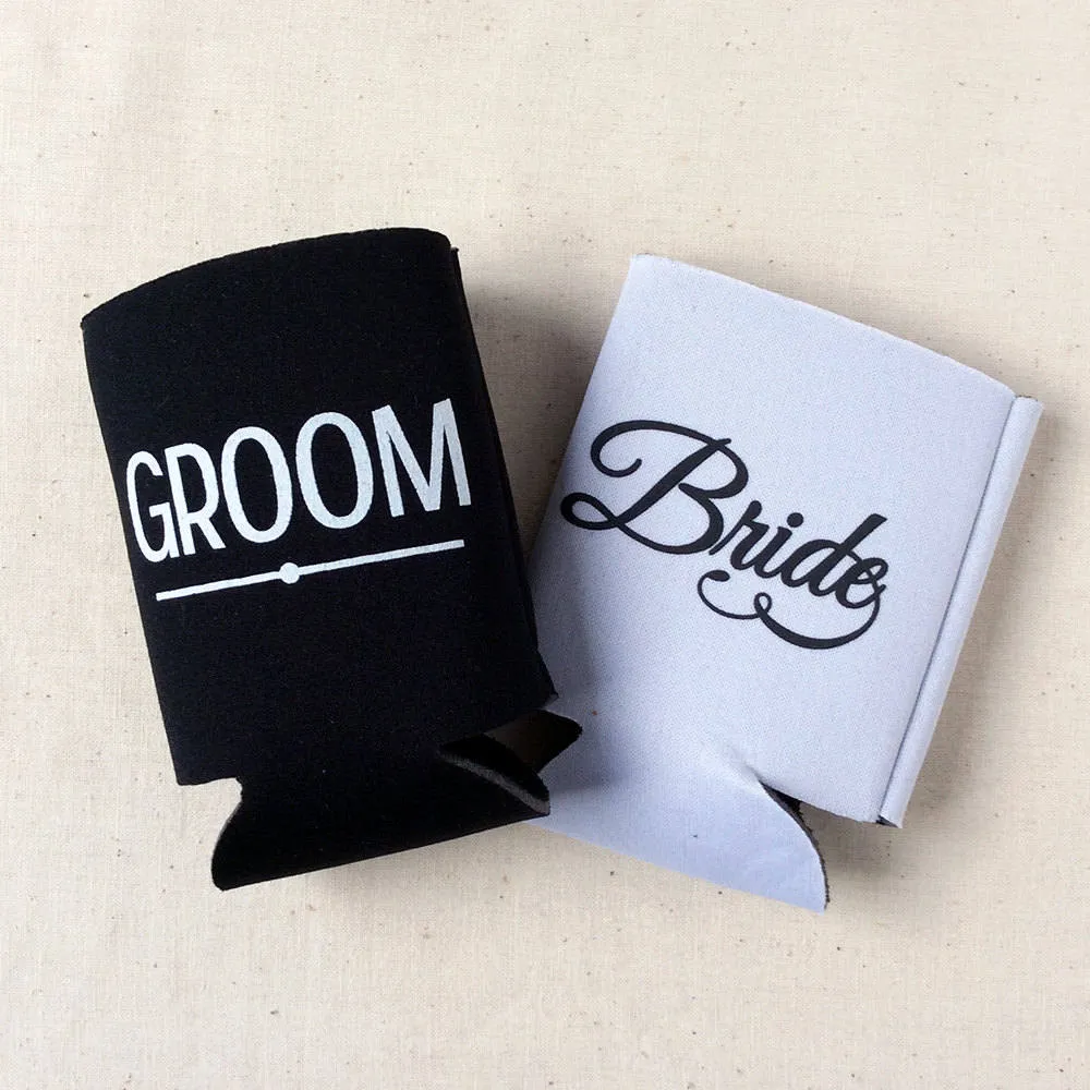 Wedding Can Cooler #173R - Here's To The Night