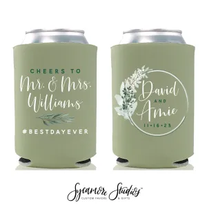 Wedding Can Cooler #6FR - Full Color