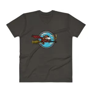 Wizard Flying Ace V-Neck T-Shirt