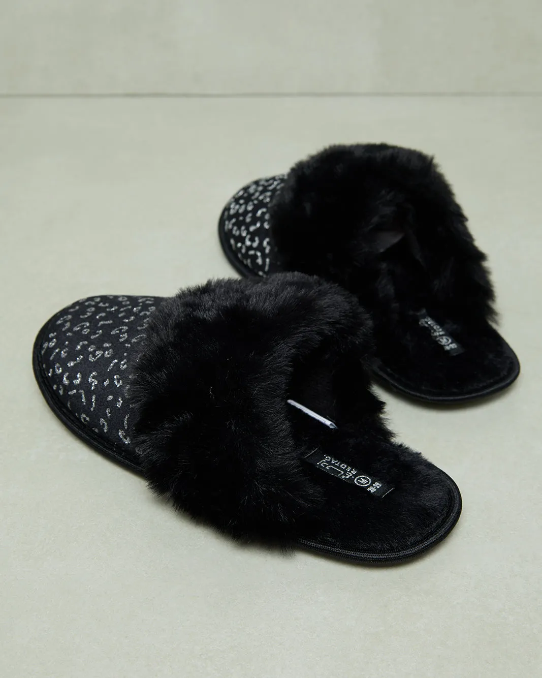 Women Black Embellished Slipper